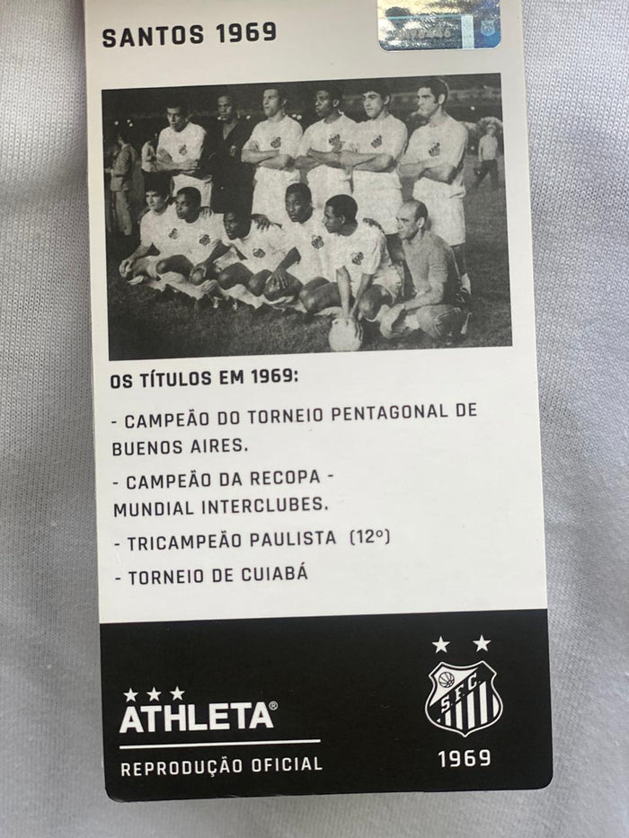 CAMISA SANTOS 1969 - Pele 1.000 Gols