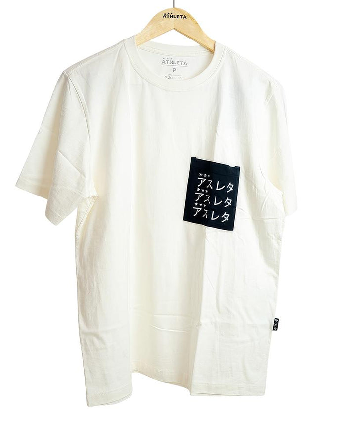 Camiseta Athleta Casual AW23 - Off White Minimalist Japan