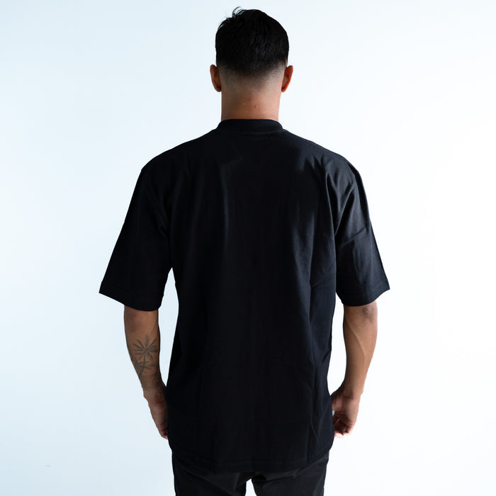 Camiseta Athleta Casual Oversized Black and White 2025- Preta Logos