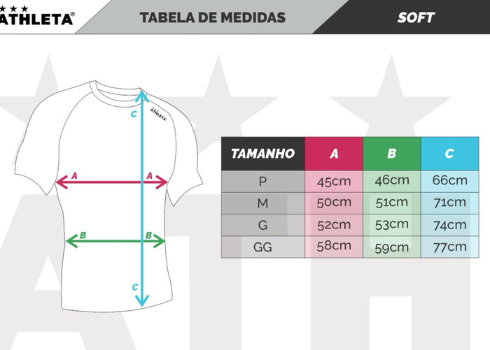 Camiseta Athleta Soft 23 Amini Crepe Masc Verde Escuro