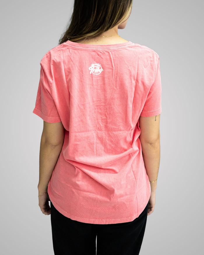 Camiseta Athleta Tribo Feminina - Rosa