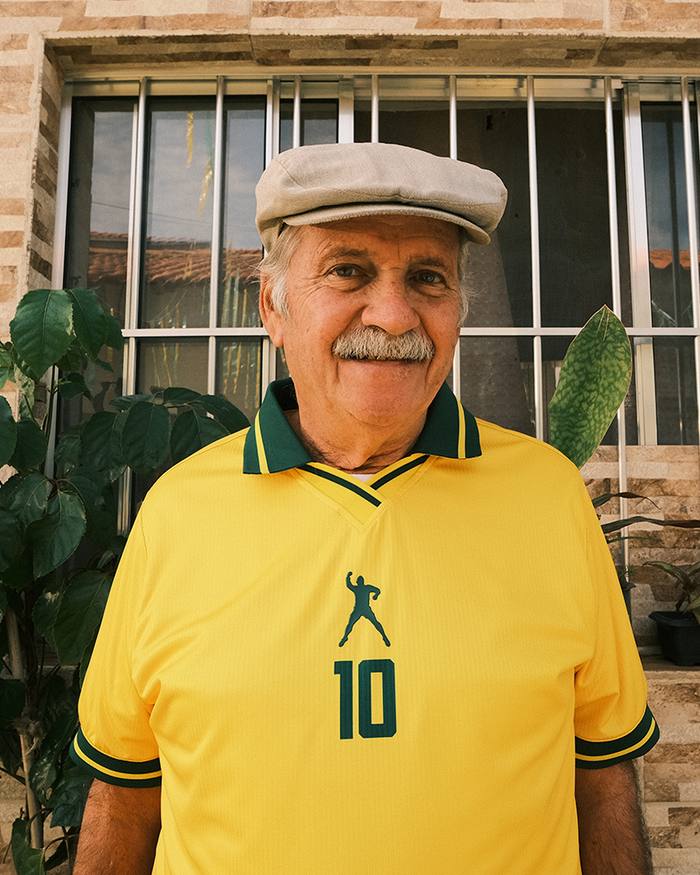 Camiseta Brasil Pelé 10 | Casual Amarela