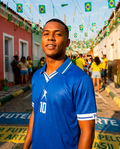 Camiseta Brasil Pelé 10 | Casual Azul