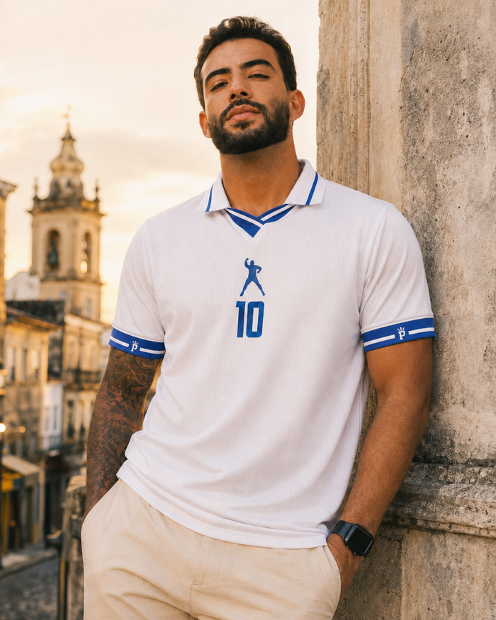 Camiseta Brasil Pelé 10 | Casual Branca