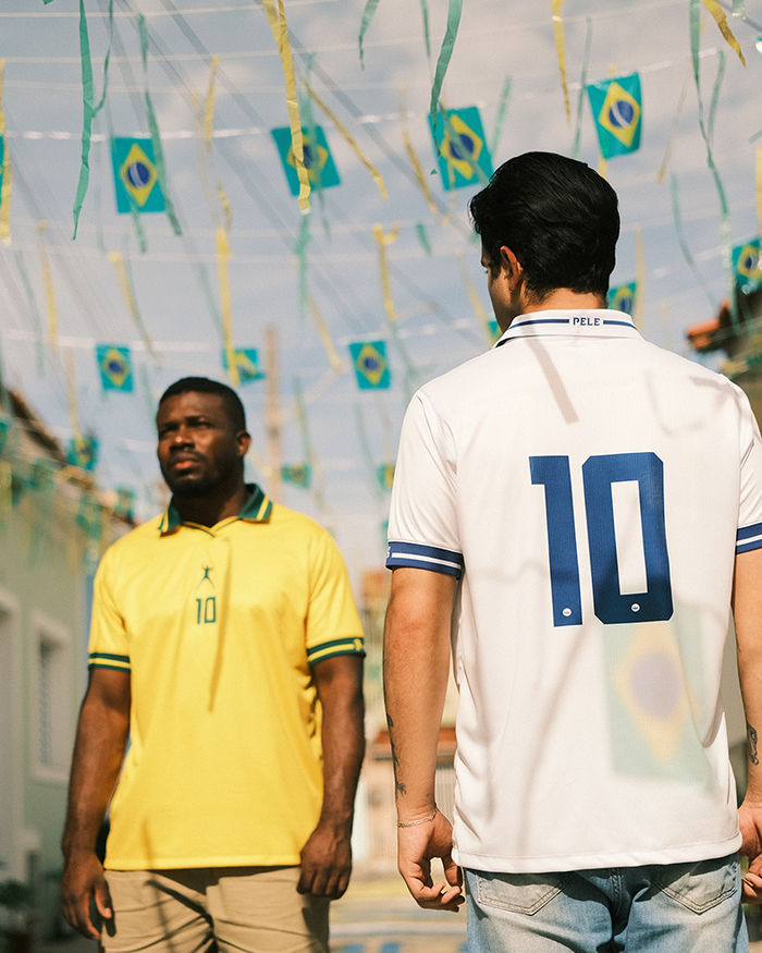Camiseta Brasil Pelé 10 | Casual Branca