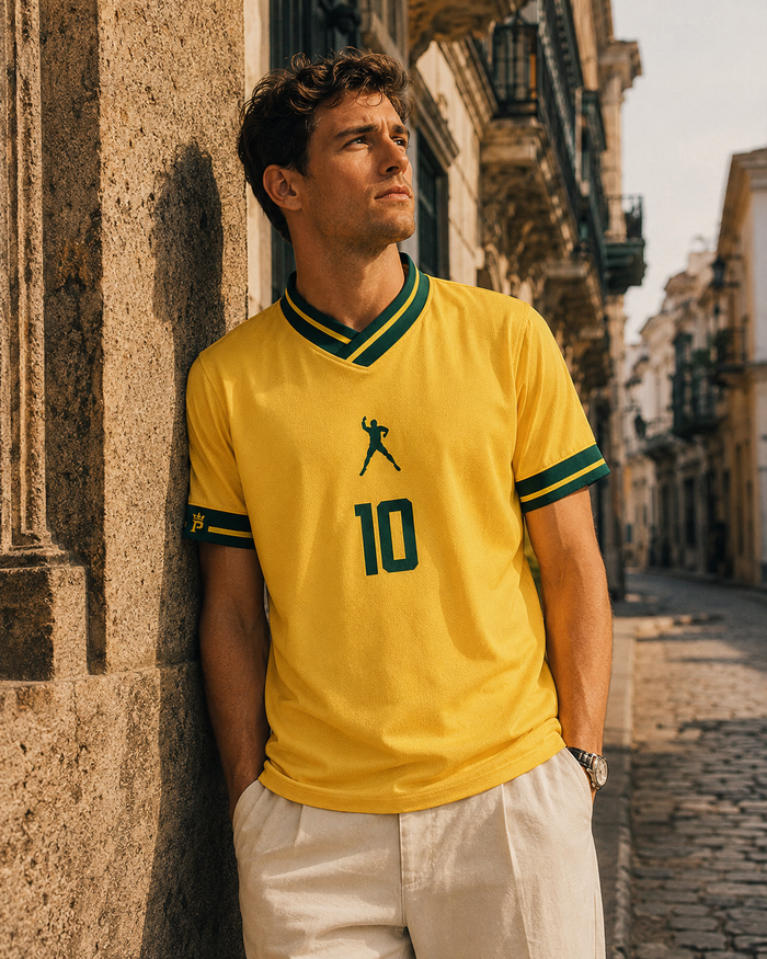 Camiseta Brasil Pelé 10 | Performance Amarela