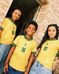 Camiseta Infantil Brasil Pelé 10 | Performance Amarela