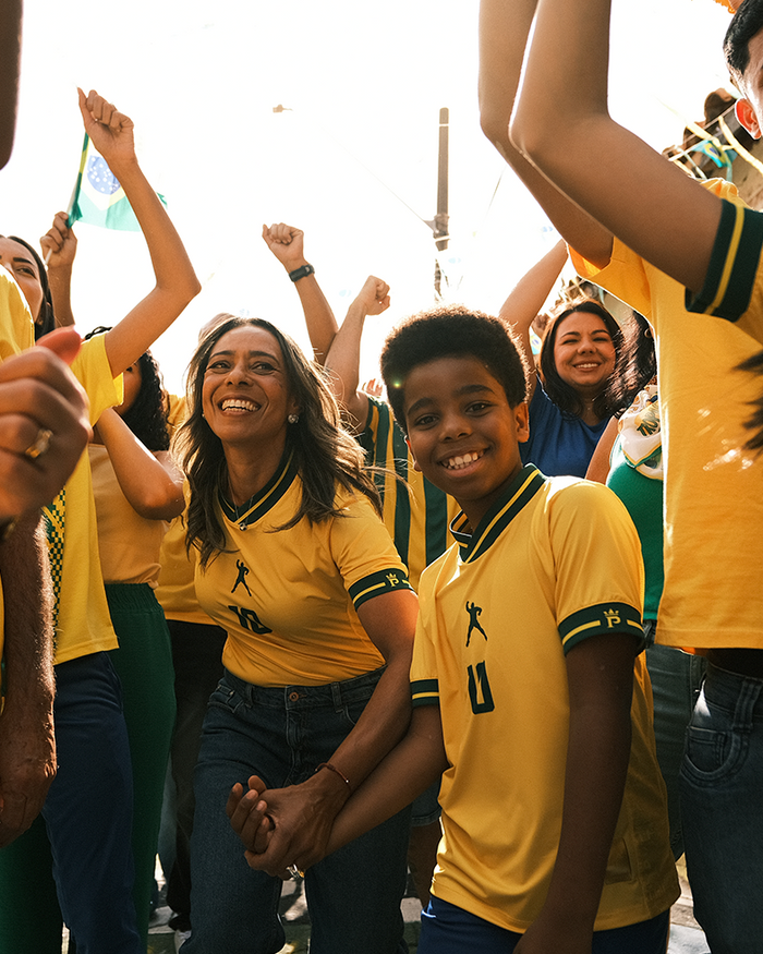 Camiseta Infantil Brasil Pelé 10 | Performance Amarela