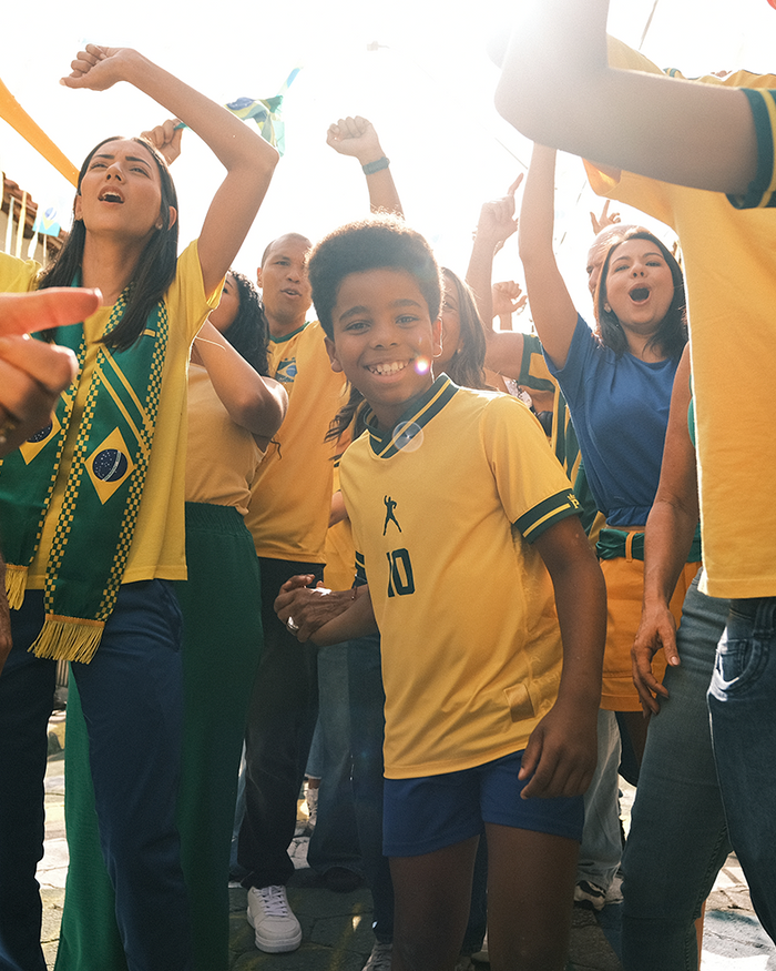 Camiseta Infantil Brasil Pelé 10 | Performance Amarela