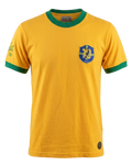 Camiseta Retro Athleta Pelé 1970 - Amarela