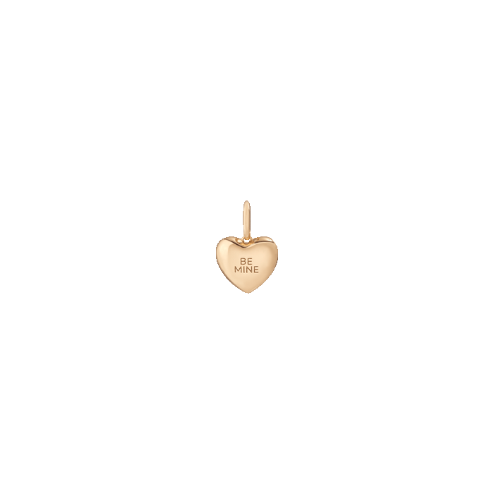 Candy Heart Charm - Morganite