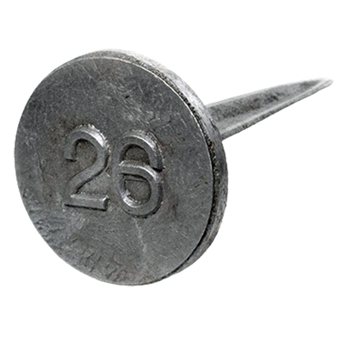 Cast aluminum lot markers-4" round with 3-spline stake cemetery supplies from lynch supply