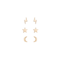 Celestial Stud Earring Set Single Pair First