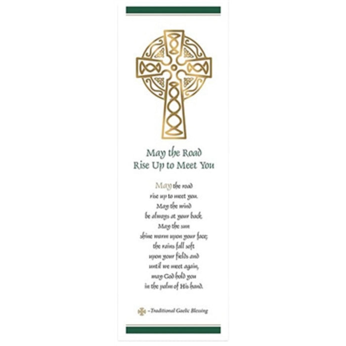 Celtic cross bookmarks used in funeral service operations, from lynch supply