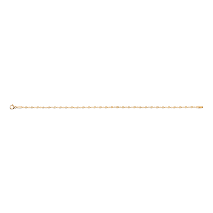 Valentino Chain Bracelet Vermeil 14k Yellow Gold 6in 6.5in 7in 7.5in