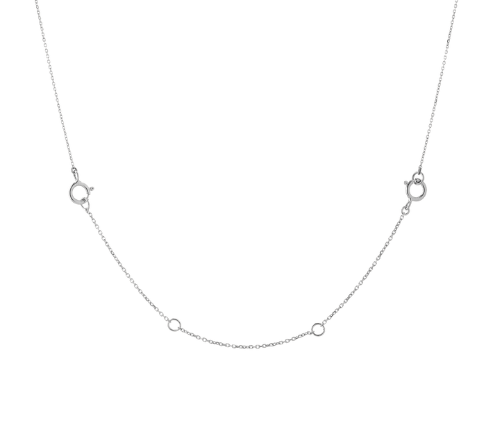 Chain Extender Vermeil 14k 18k White Gold 4in