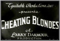 CHEATING BLONDES - 1933 - THELMA TODD - RARE DVD