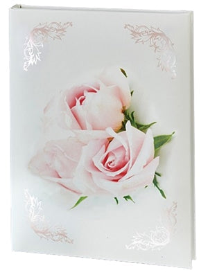 Cherished rose register book used in funeral service operations, from lynch supply