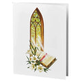Church window service folder used in funeral service operations, from lynch supply