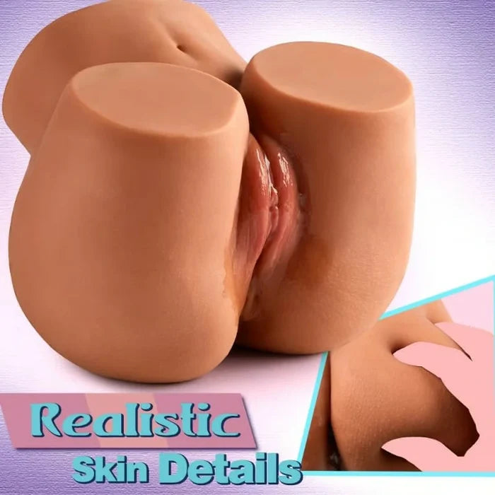 Cindy - Brown Doggie Realistic Masturbator 2 Channel and goose bump 4.63 lbs