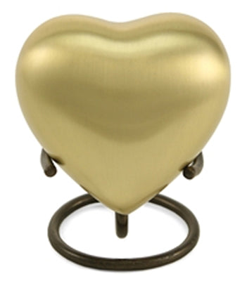 Classic bronze cremation keepsake heart cremation supplies and equipment product