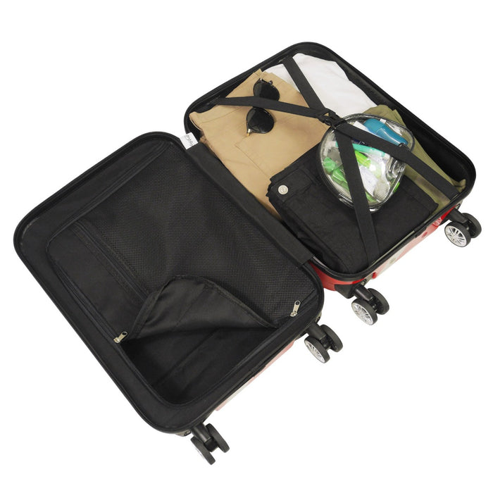 Ful Coca Cola 21 inch spinner luggage suitcase - best hardside carry on suitcases for travelling