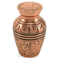Copper oak cremation keepsake urn cremation supplies and equipment product