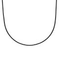 Cord Necklace Vermeil Yellow Gold Black