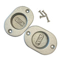Cot post cups-recessed mounting style used in funeral service operations, from lynch supply