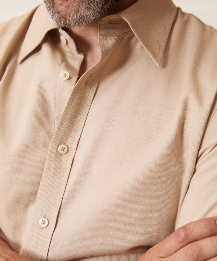 Cotton-Cashmere Sport Shirt