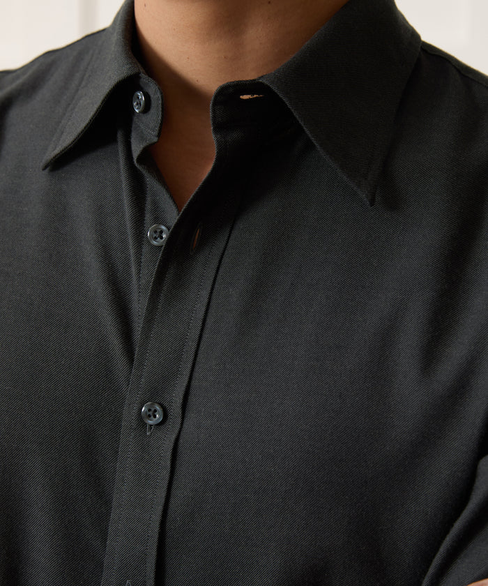 Cotton-Cashmere Sport Shirt
