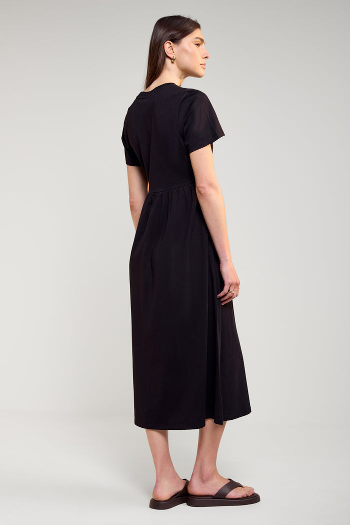 Cotton Maxi T-Shirt Dress - 2232