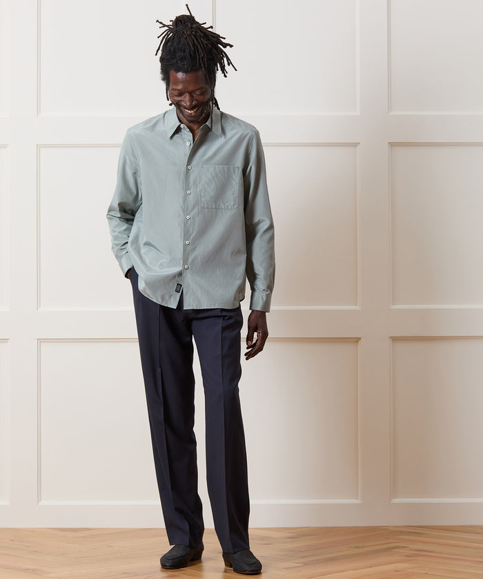 Cotton-Silk Big Shirt
