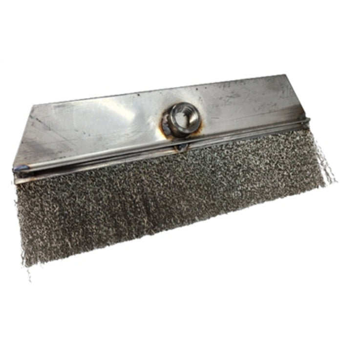 Crematory clean out brush-12" angled with scraper cremation supplies and equipment product