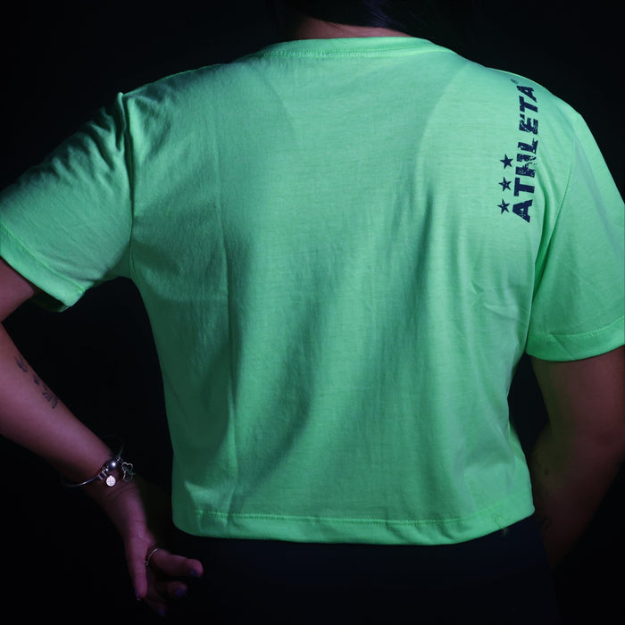 Cropped Feminina Verde Pistache
