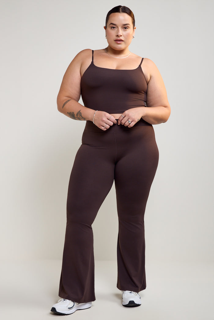 Cropped Tank Top with Adjustable Straps - 9209