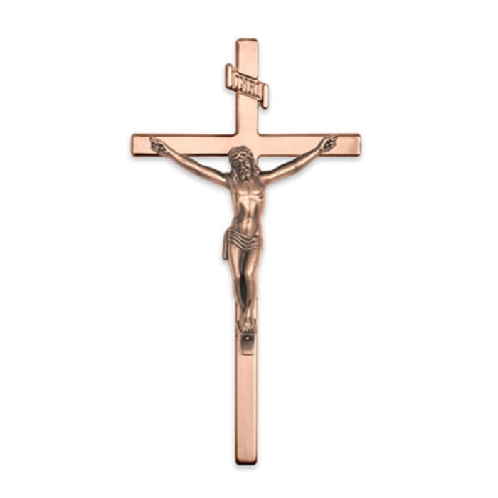 Crucifix-12" copper used in funeral service operations, from lynch supply