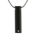 Cylinder cremation pendant-onyx cremation supplies and equipment product
