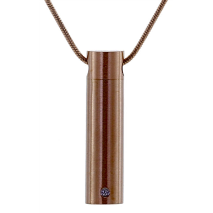 Cylinder cremation pendant-rose cremation supplies and equipment product