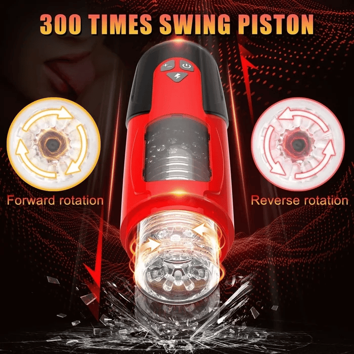 DARK KNIGHT 360°Rotation Thrusting Male Masturbator
