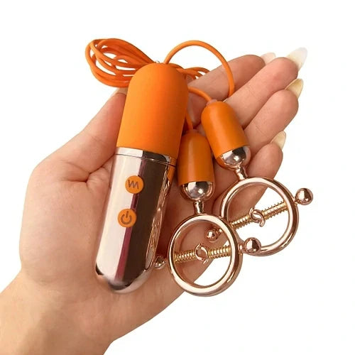 Deluxe vibro nipple clamps Vibrating nipple clamps