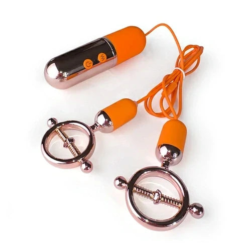 Deluxe vibro nipple clamps Vibrating nipple clamps