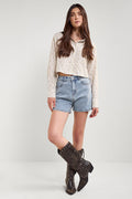 Denim Shorts - 7037