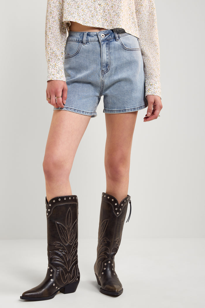 Denim Shorts - 7037