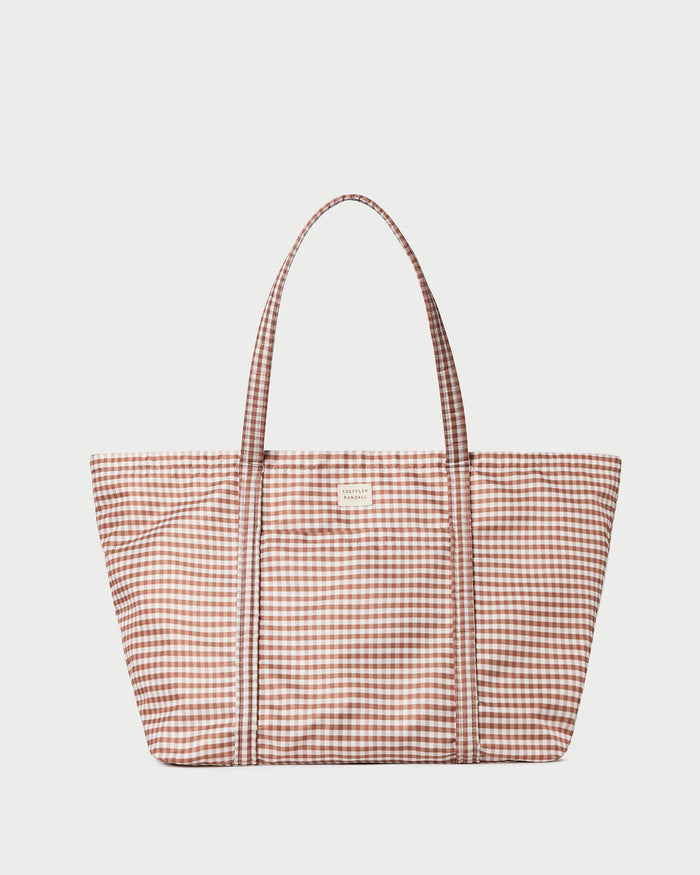Brown/Cream Gingham / O/S