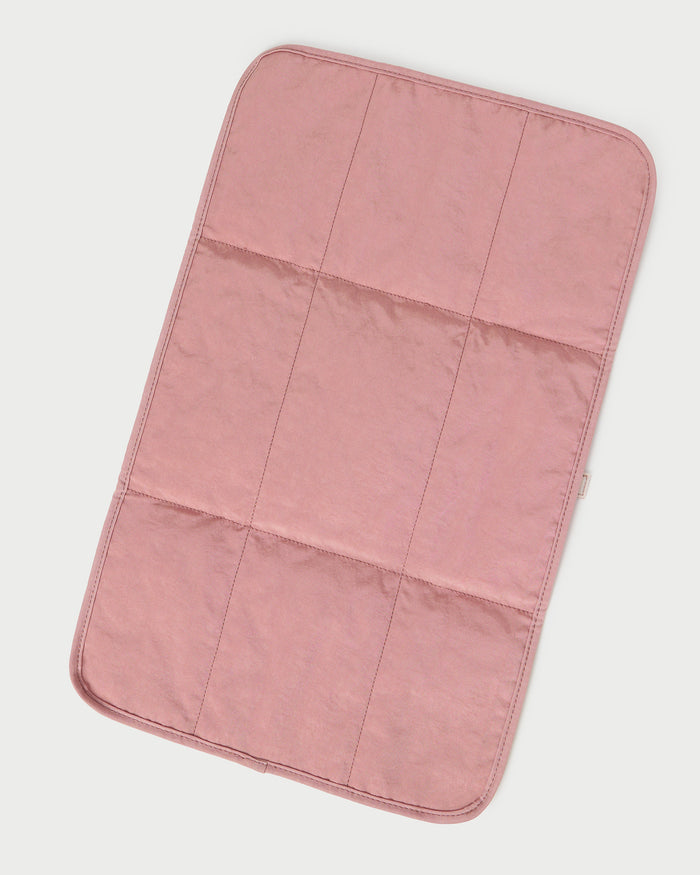 Dottie Pink Changing Pad in pink nylon.
