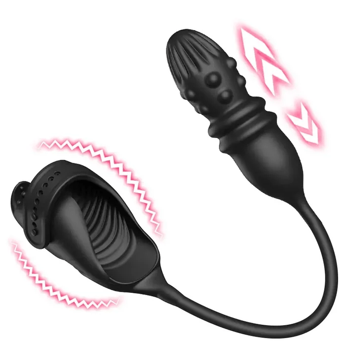 Double the Pleasure - Dual-Ended Vibrator Penis and Anal Stimulation