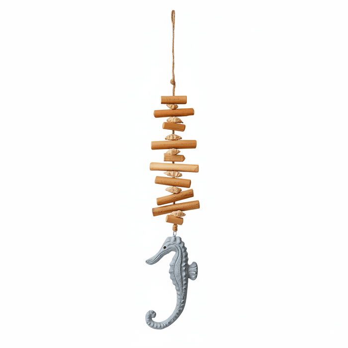Driftwood seahorse wall decor Wooden Driftwood home decor Seahorse