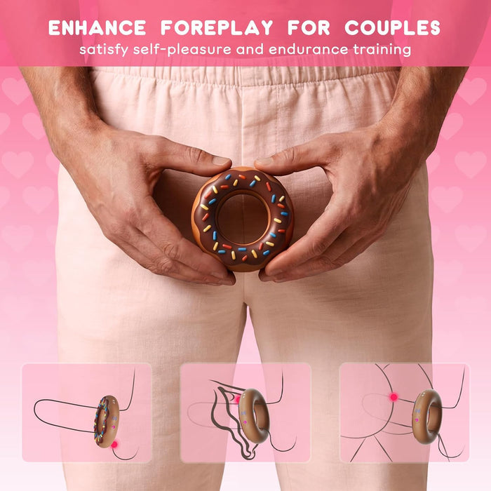 Dual-Turbo Heated Vibrating Cock Ring – 10 Modes for Endurance & Climax