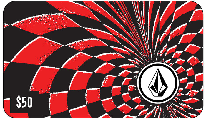 Volcom E-Gift Card Red Multi